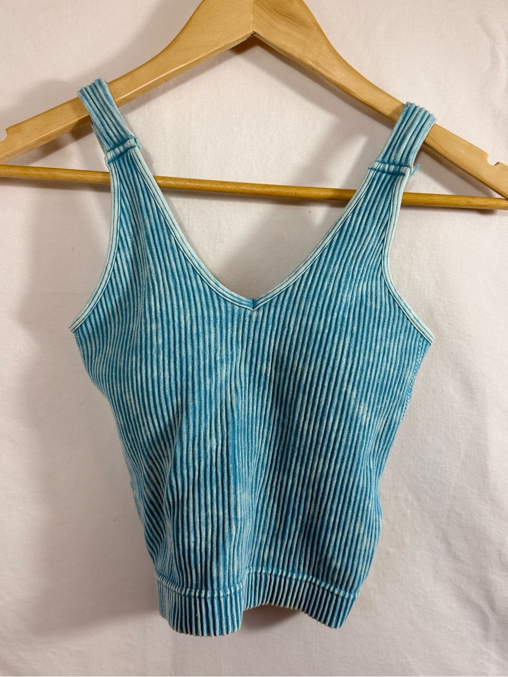 Zenana Outfitters Washed Ribbed Padded Tank - Picture 3 of 4